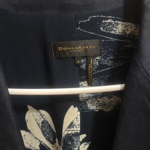 Donna Karan Women Navy Blazer